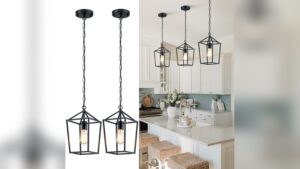 Best 2 Pendant Lights Over Kitchen Island for Small Spaces