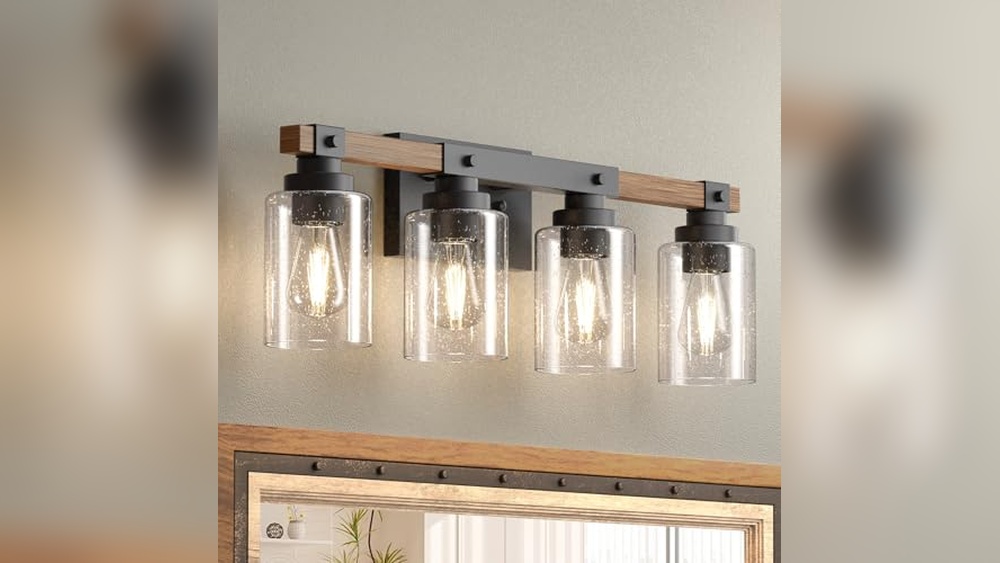 Best Farmhouse Bathroom Vanity Lights for Rustic Bathroom