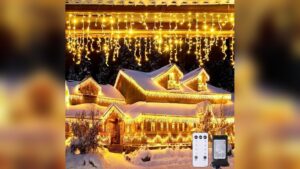Best Icicle Christmas Lights for Roofline
