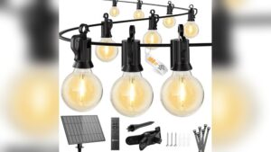 Best Long Solar String Lights for Large Area Coverage
