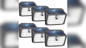 Best Motion Sensor Solar Security Lights for Garage Door