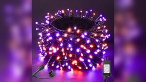 Best Orange Purple Halloween Lights for Haunted House