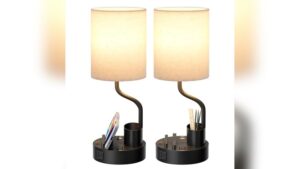 Best Table Lamps for Nightstand Organization
