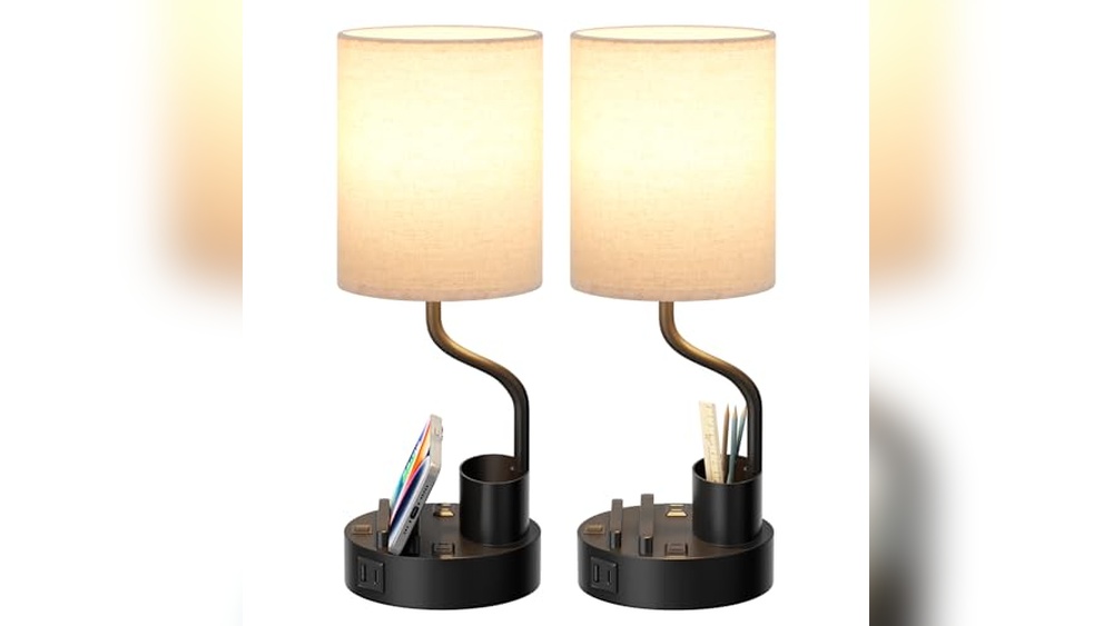 Best Table Lamps for Nightstand Organization