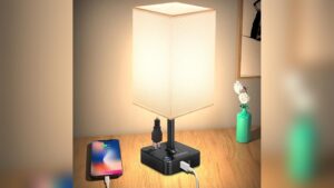 Best Table Lamp With Usb Charging Port And Outlet for Power Hub